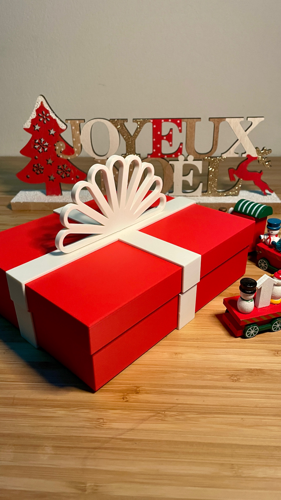 Boîte cadeau de Noël