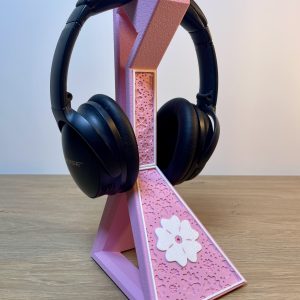 Support casque audio - Fleur sakura