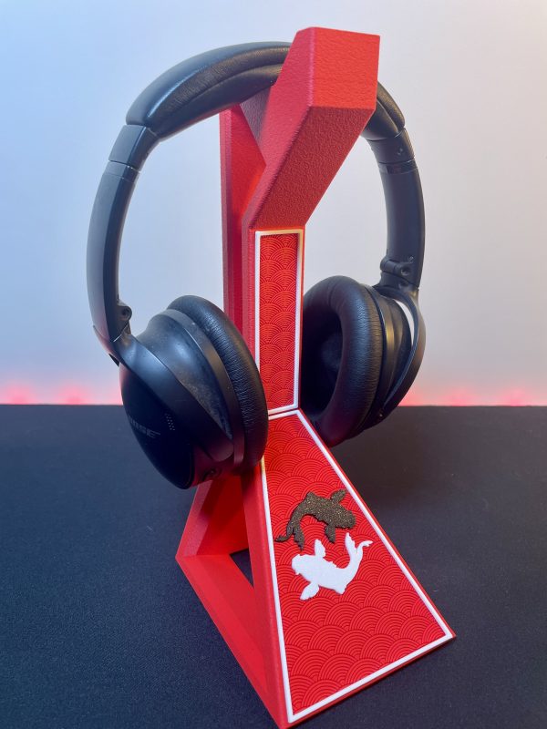 Support casque koi Support casque audio - Carpe koi
