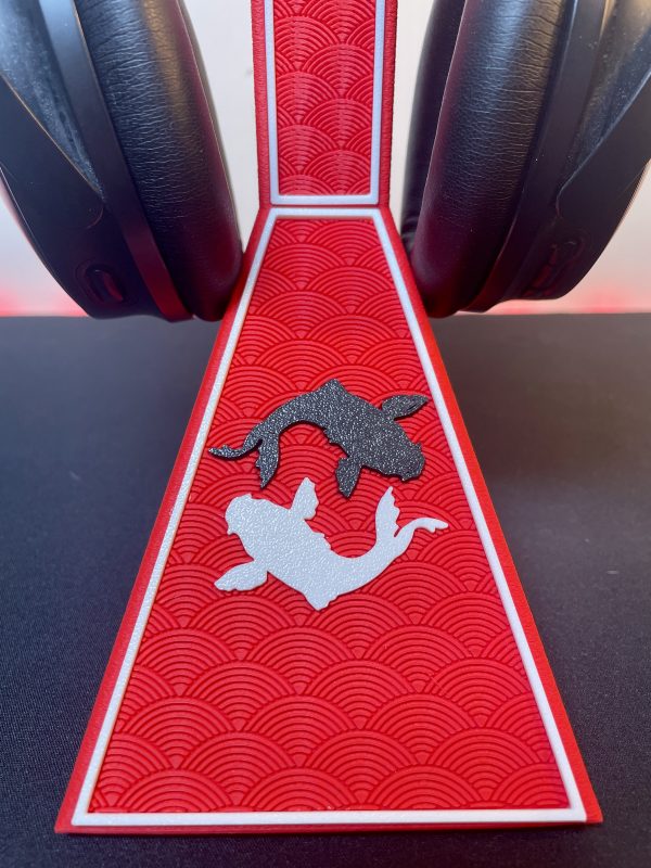 Support casque koi centre Support casque audio - Carpe koi