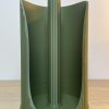 Rouleau essuis tout vert vu face Porte essuie-tout design cannelé